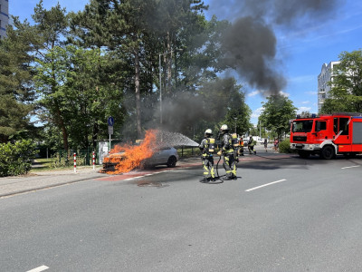 Einsatzbericht Zum Einsatz Am 22 05 2022 12 56 Uhr Brennt PKW