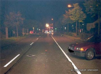 schwerer Verkehrsunfall: Wilhelm-Leuschner Strasse