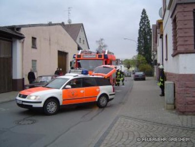 Friteusenbrand in Anbau: Pfützenstraße
