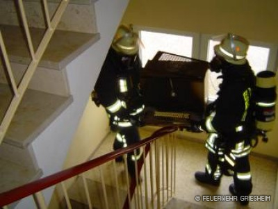 Küchenbrand - vor Ankunft der Feuerwehr gelöscht: Sterngasse