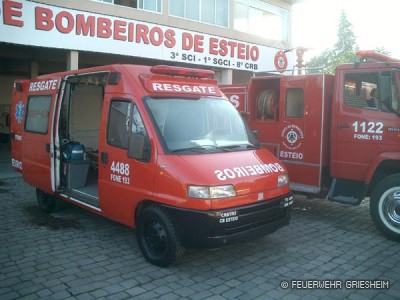 Rettungswagen 1 der Feuerwehr Esteio