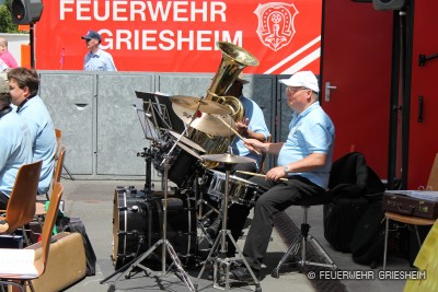 Der Blasmusikverein Griesheim e.V. sorgt für die musikalische Untermalung