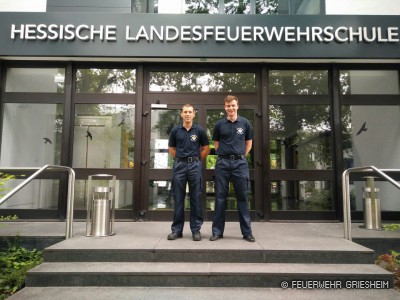 Benjamin Schwärzel und Lucas Müller beim Lehrgang GABC Einsatz